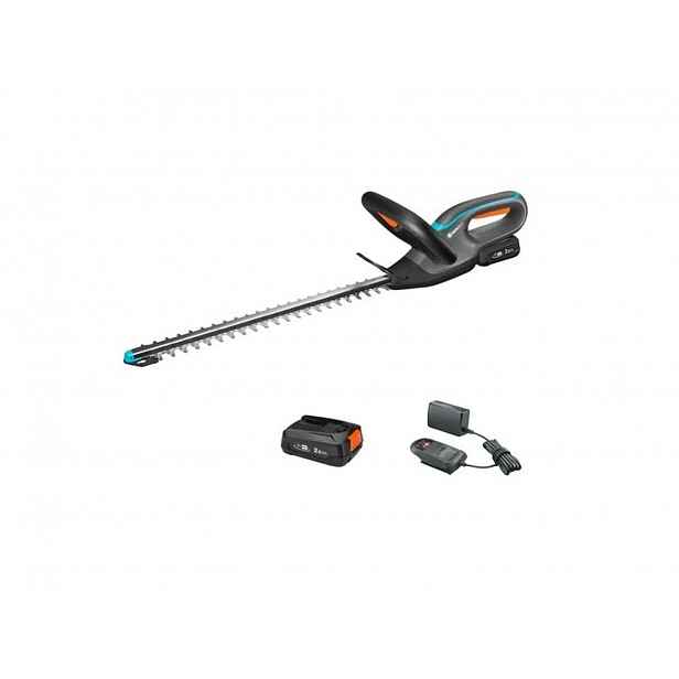 Gardena - 18V AKU plotové nůžky EasyCut 45/18V P4A, 45 cm, 1x aku Li-Ion 2,0 Ah, nabíječka 14734-20