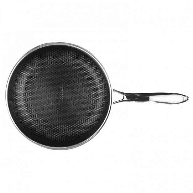 Nerezová pánev s nepřilnavým povrchem COOKCELL průměr 28 cm vysoká