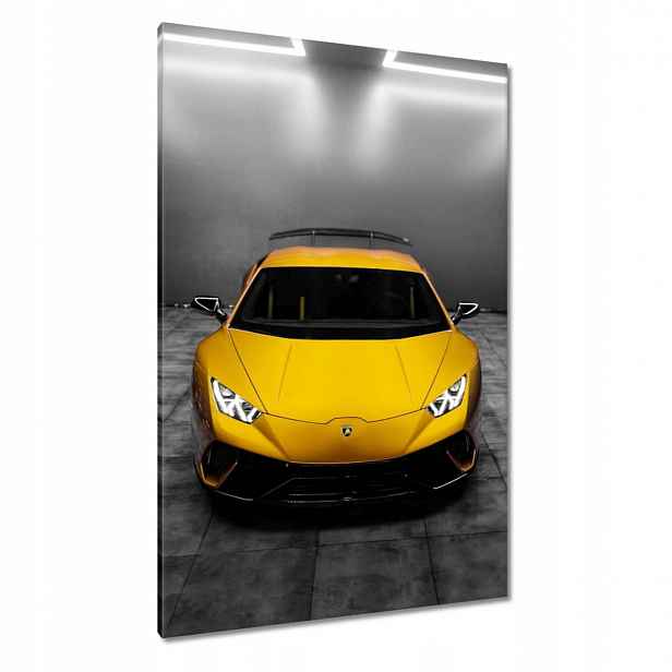 Obrazy 80x120 Žlutý auto Fura