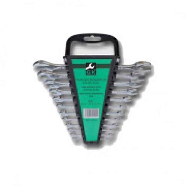GK Tools sada plochých klíčů, chrom 12 dílů 6-32 mm P16033