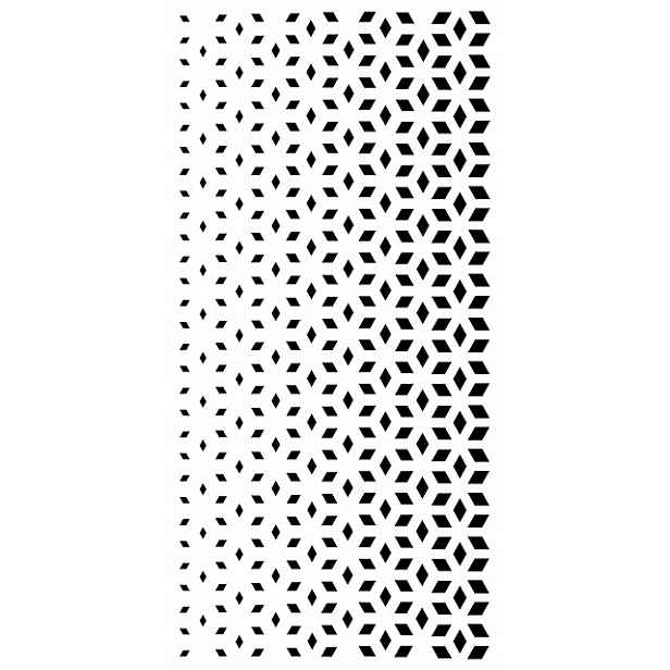 Omítací Šablona LuxBud Panel 8 pro ozdobné omítky 92 cm Dekor 3D Zeď