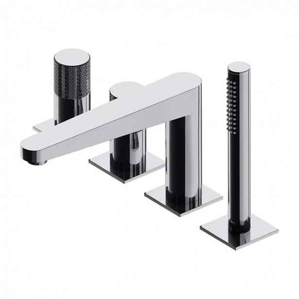 OMNIRES Contour - Baterie na okraj vany, 4-otvorová instalace, chrom CT8032CR