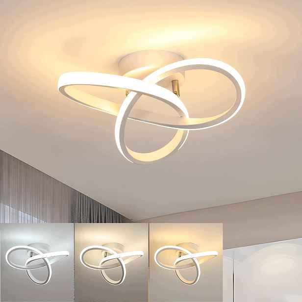 Čtvercové Led stropní svítidlo, 22 W, bílé, do kuchyně a předsíně