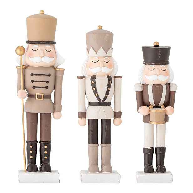 Polyresinové vánoční figurky v sadě 3 ks (výška 27 cm) Darryl – Bloomingville