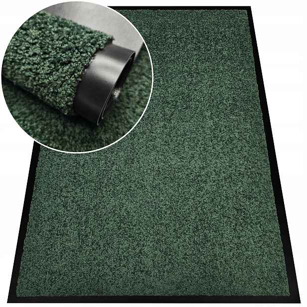 Vstupní Stěrač Pod Dveře 80x120 Zelená Elegantní Podložka Do Bot Boho