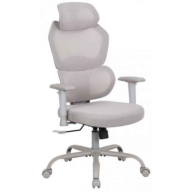 Kancelářská židle Dalida, světle šedá