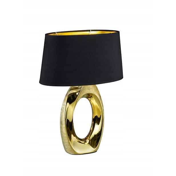 Stolní lampa Rl Taba Zlatá 60W E27 Moderní keramika/textil