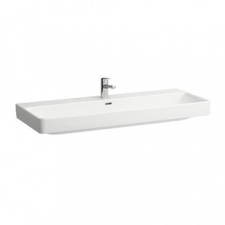 Umyvadlo Laufen Laufen PRO S 120x46 cm se dvěma otvory pro baterii H8149654001071