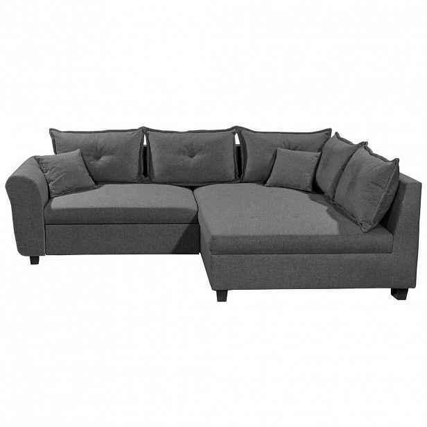 Livetastic ROHOVÁ SEDAČKA, textil, antracitová