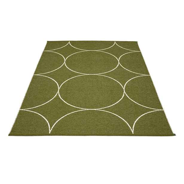 Tmavě zelený vnitřní a venkovní koberec 180x275 cm Boo Dark Olive – Pappelina