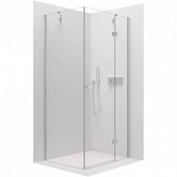 Sprchový kout Marino L/P - 6 mm - chrom, transparentní sklo - 100x90x190 cm - pantový