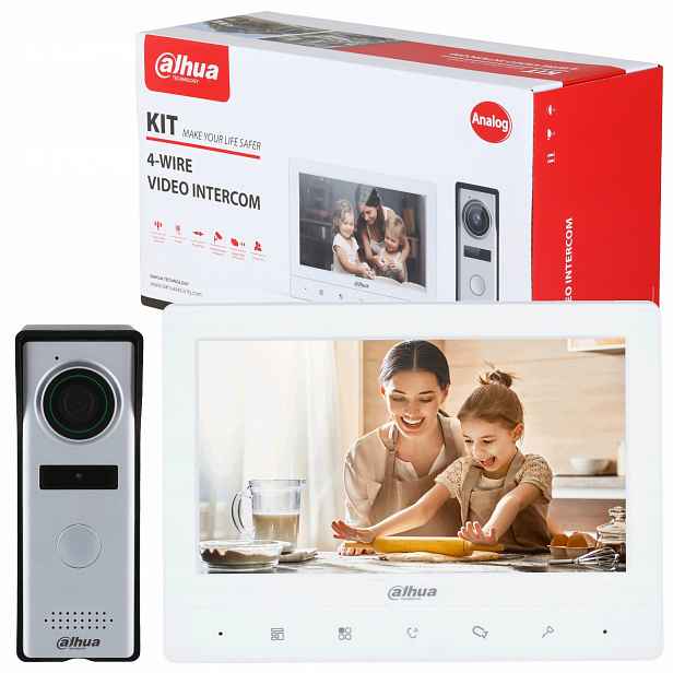Videodomofon Dahua KTA02 set monitor stanice analog 4+n žil rodinný