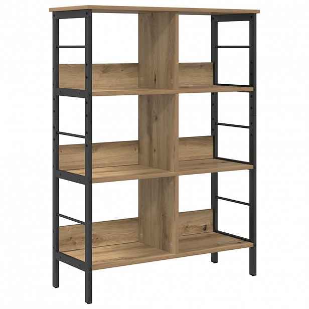 vidaXL Knihovna 6 úrovní 82 x 32 x 112 cm Kompozitní dřevo