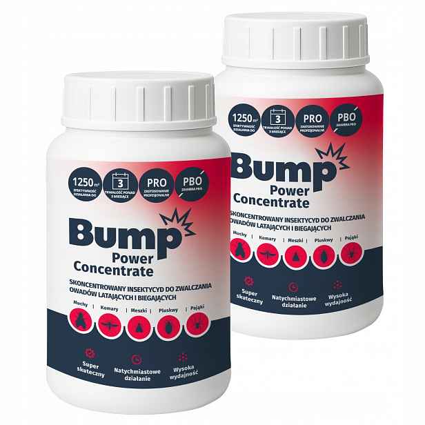 Bump Power Concentrate Postřikovač proti komárům, klíšťatům, mravencům a pavoukům 0,25 l x2