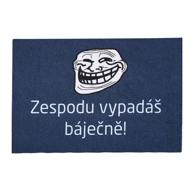 Rohožka Zespodu vypadáš báječně (Meme) 40x60 cm, 40x60, modrá, Mercury Flooring