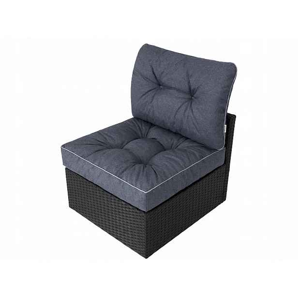 Polštář na křeslo Lehátko typu technorattan 70x70x42