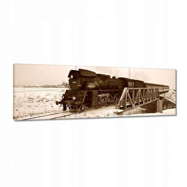 Obrazy 120x40 Parovoz Ol 49-59 Wolsztyn