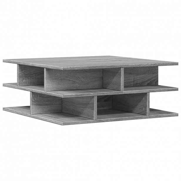 vidaXL Konferenční stolek šedý sonoma 70 x 70 x 29 cm kompozitní dřevo
