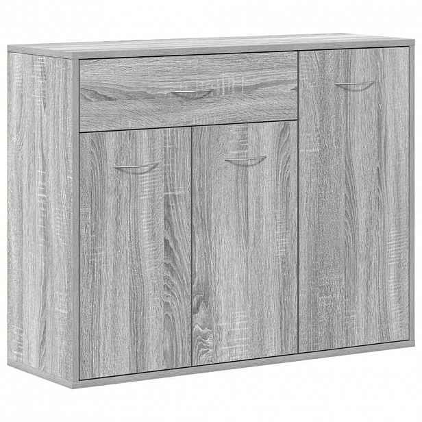 vidaXL Příborník šedý sonoma 88 x 30 x 70 cm kompozitní dřevo