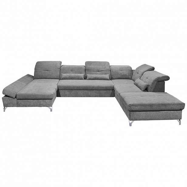 MID.YOU SEDACÍ SOUPRAVA, textil, tmavě šedá