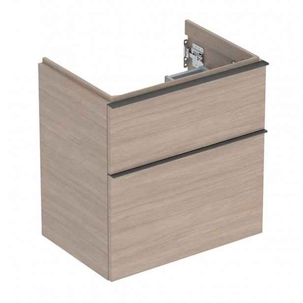 Geberit iCon - Umyvadlová skříňka, 59x62x42 cm, 2 zásuvky, dub 502.307.JH.1