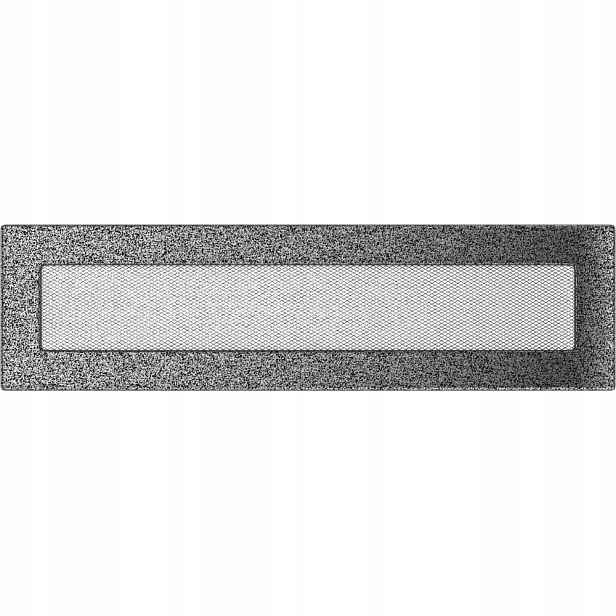 Ventilační mřížka 11x42 černo-stříbrná