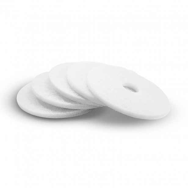 Kärcher Pad, velmi měkký, 330 mm, velmi měkký, bílý, 330 mm, 5 Kusy