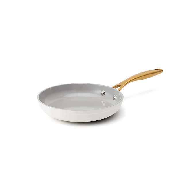 Elmich Nepřilnavá keramická pánev Zen Ø 20 cm krémovo zlatá