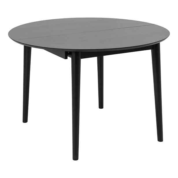 Actona Jídelní rozkládací stůl Montreux 115/154 cm černý