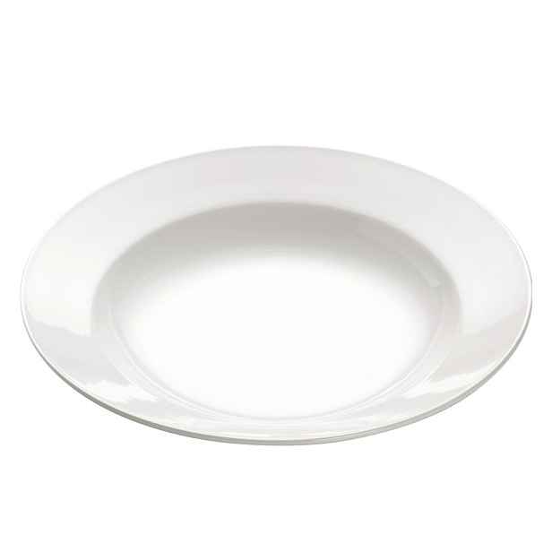 Bílý porcelánový talíř na těstoviny Maxwell & Williams Basic Bistro, ø 28 cm
