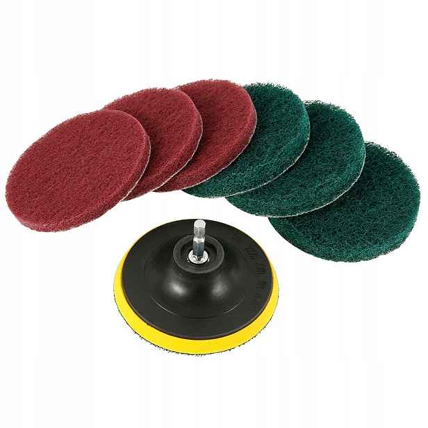Brusný kotouč 100 mm 7 ks na suchý zip