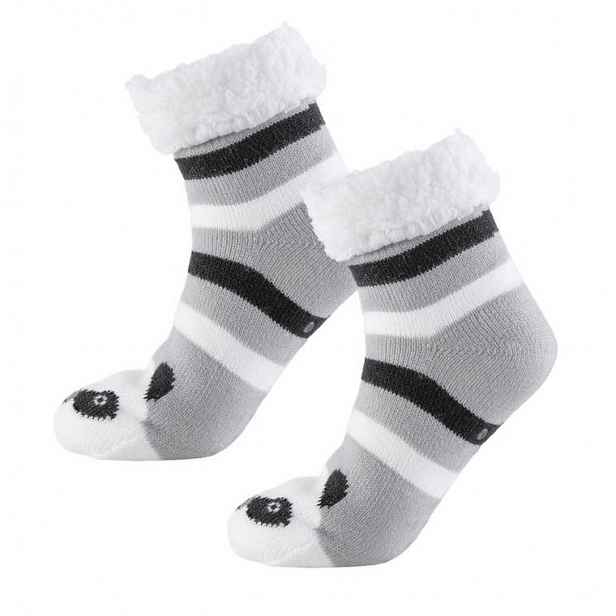 Dětské zimní ponožky na spaní PANDA vel. 30 - 33