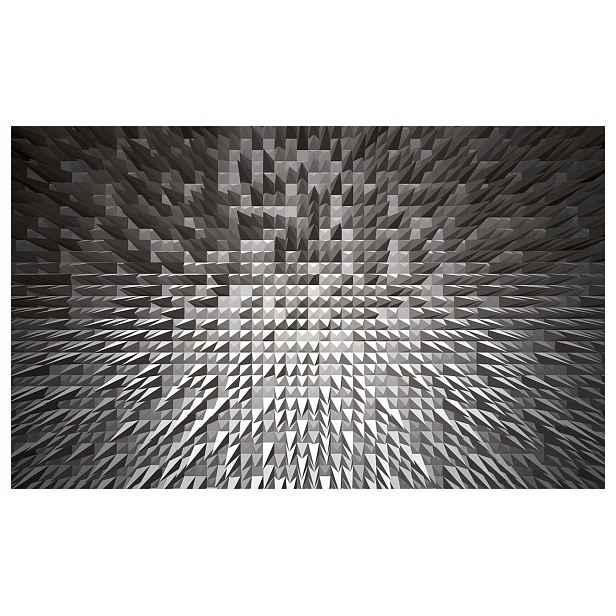 Fototapeta Šedé pyramidy 3D textura moderní design 208x146 lepidlo