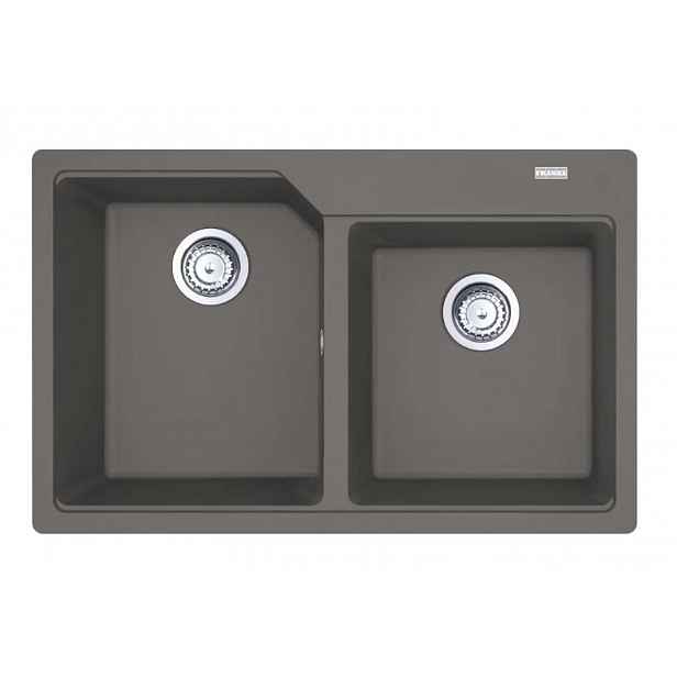 Franke Urban - Fragranitový dřez UBG 620-78, 78x50 cm, šedý kámen 114.0700.119