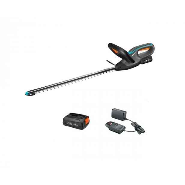Gardena - 18V AKU plotové nůžky EasyCut 55/18V P4A, 55 cm, 1x aku Li-Ion 2,0 Ah, nabíječka 14735-20