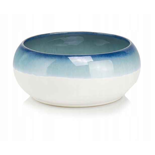 Miska květináč bílo-modrá průměr 31 cm 31.164.31 Polnix