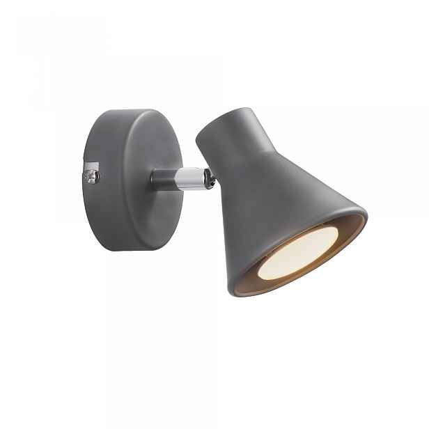 Spot Reflektorová nástěnná lampa Šedá GU10 35W Pohyblivá Moderní Eik Nordlux