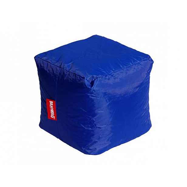 Tmavě modrý sedací vak BeanBag Cube