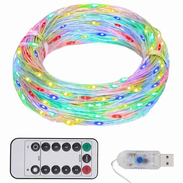 vidaXL Světelný LED řetěz s 300 LED diodami vícebarevný 30 m