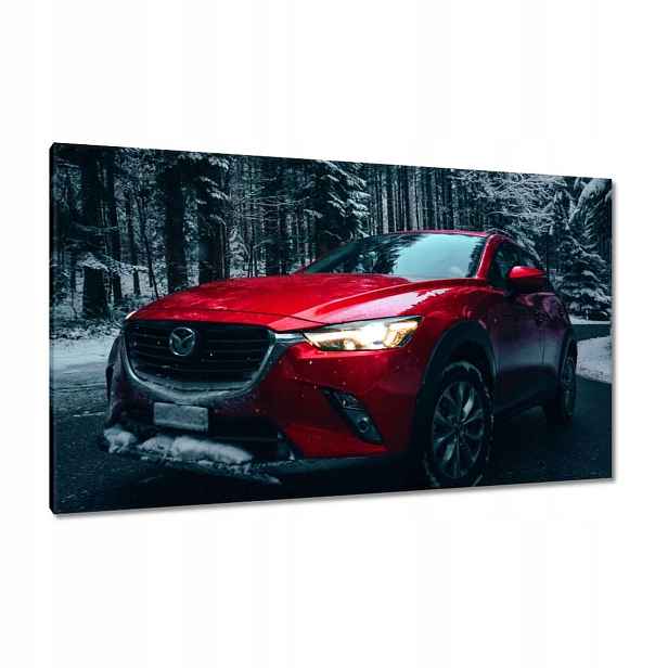 Obrazy 120x70 Červená Mazda Auto