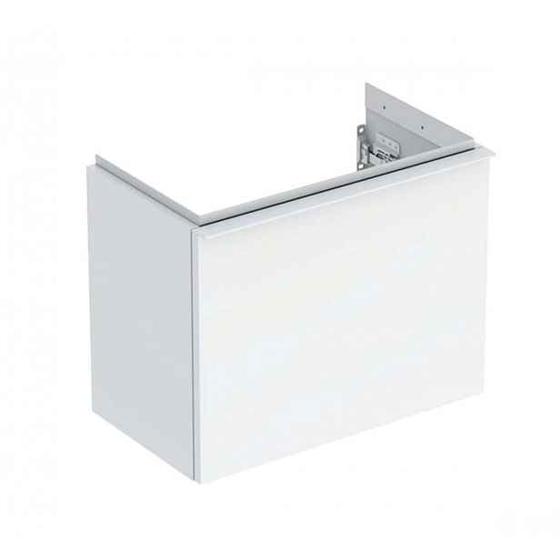 Geberit iCon - Umyvadlová skříňka, 52x42x31 cm, 1 zásuvka, lesklá bílá 502.302.01.1