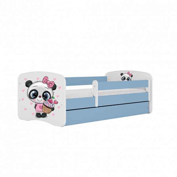 RAUMHIRSCH FURNITURE DĚTSKÁ POSTEL Panda se zásuvkou 140/70 80/61/144