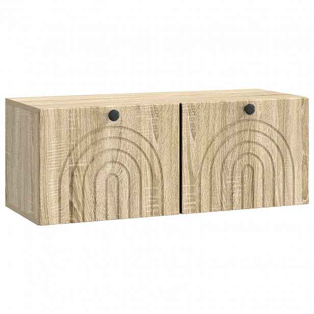 vidaXL Nástěnná TV skříň Dub sonoma 78,5 x 31 x 30 cm Kompozitní dřevo