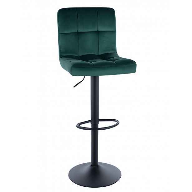 Barová židle C105 Velvet zelená