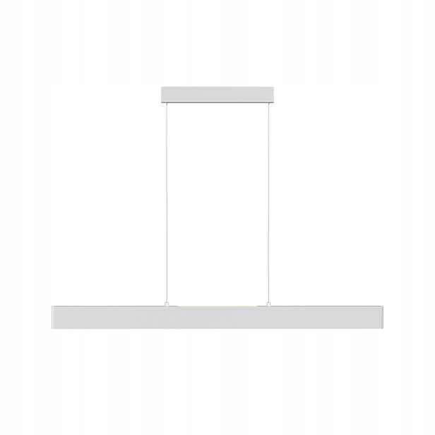 Lineární závěsná Led lampa podlouhlá bílá s teplým světlem 118,5 cm Maytoni