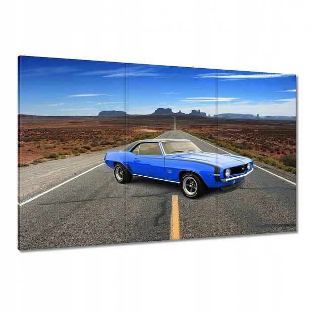 Obrazy 120x80 Modrý Chevrolet Ss