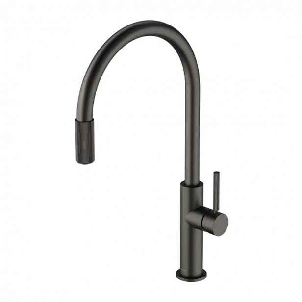 OMNIRES Switch - Dřezová baterie s filtrační funkcí, kartáčovaný grafit SW9057GR