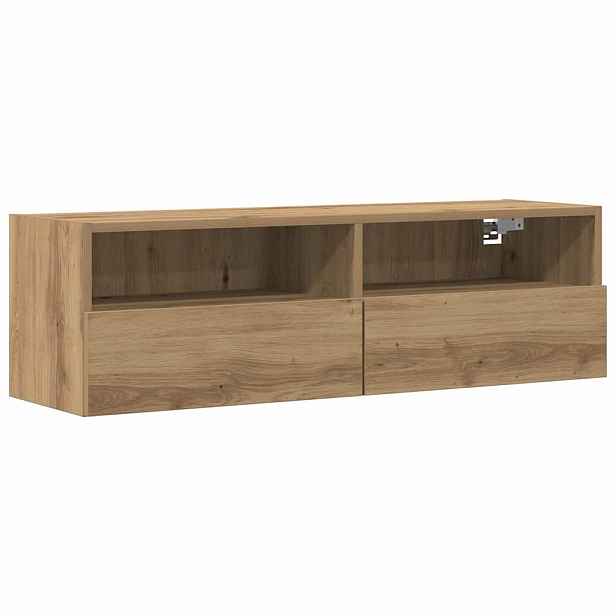 vidaXL TV wall cabinet 100 x 30 x 30 cm dub artisan Kompozitní dřevo