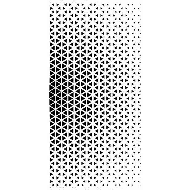 Omítací Šablona LuxBud Panel 66 Dekorativní omítkový vzor 92x44 cm