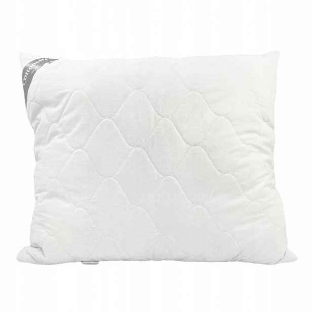 Poldaun Polštář Cottonella Prošívaná 70x80 Bílá